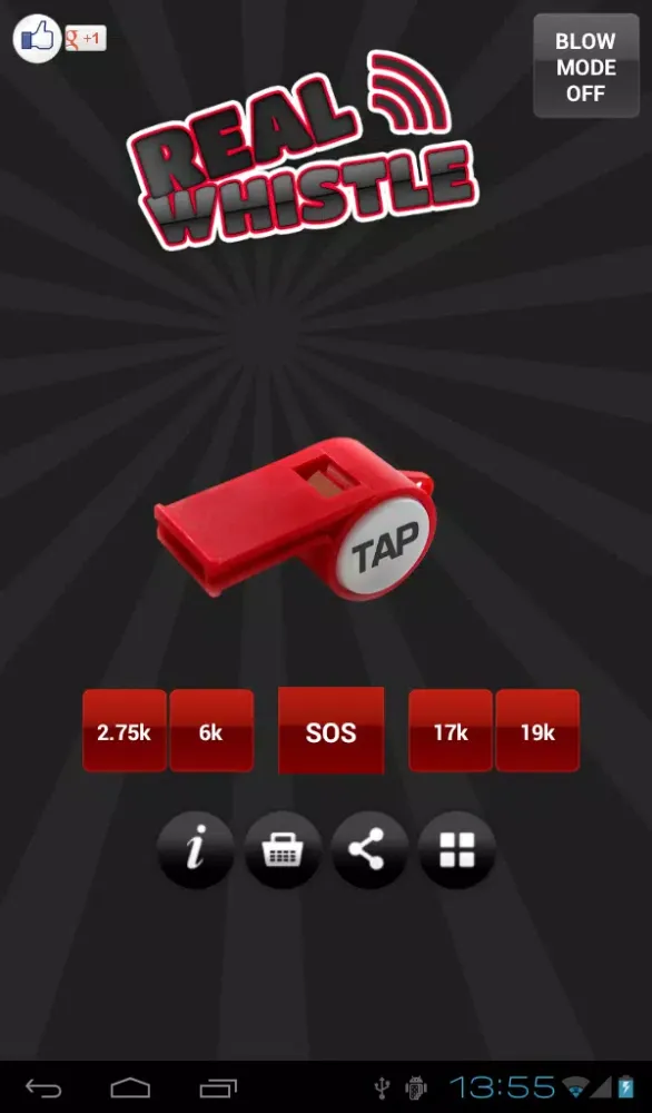Screenshot di Whistle