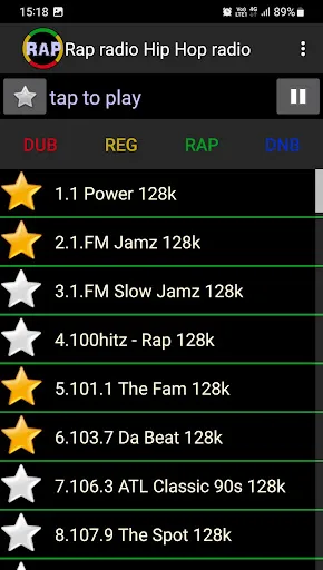 Capturas de tela do Rap radio Hip Hop radio