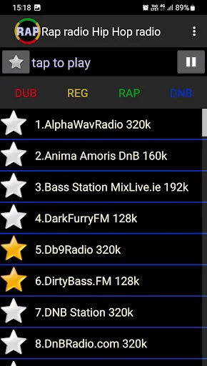 Capturas de tela do Rap radio Hip Hop radio