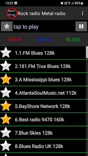 Rock radio Metal radio Screenshots
