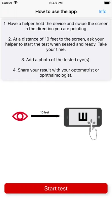 Eye Test - Visual Acuity Screenshots