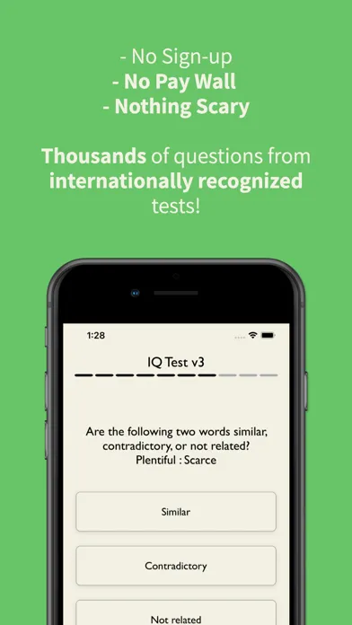 IQ Test App - Quick Test v3 Screenshots
