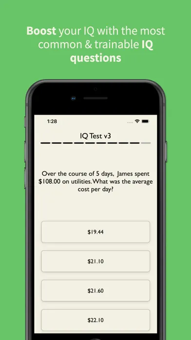 IQ Test App - Quick Test v3 Screenshots