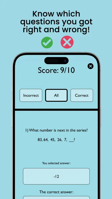 IQ Test - Full Test Screenshots