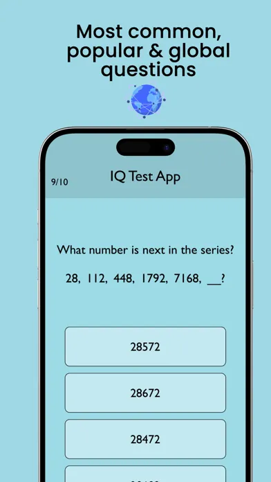 IQ Test - Full Test Screenshots