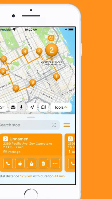 Capturas de pantalla de Route creator