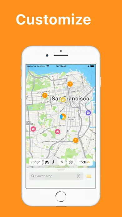 Capturas de pantalla de Route creator