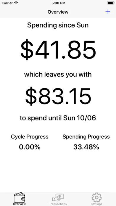 Screenshot di Simple Expense Tracker