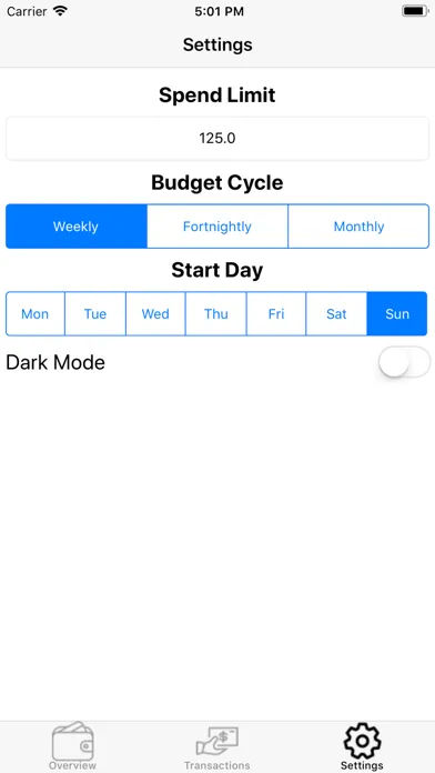 Screenshot di Simple Expense Tracker