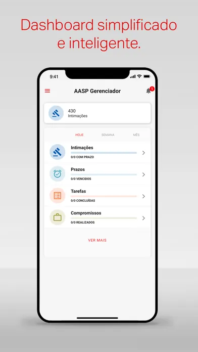 Tangkapan skrin AASP Gerenciador