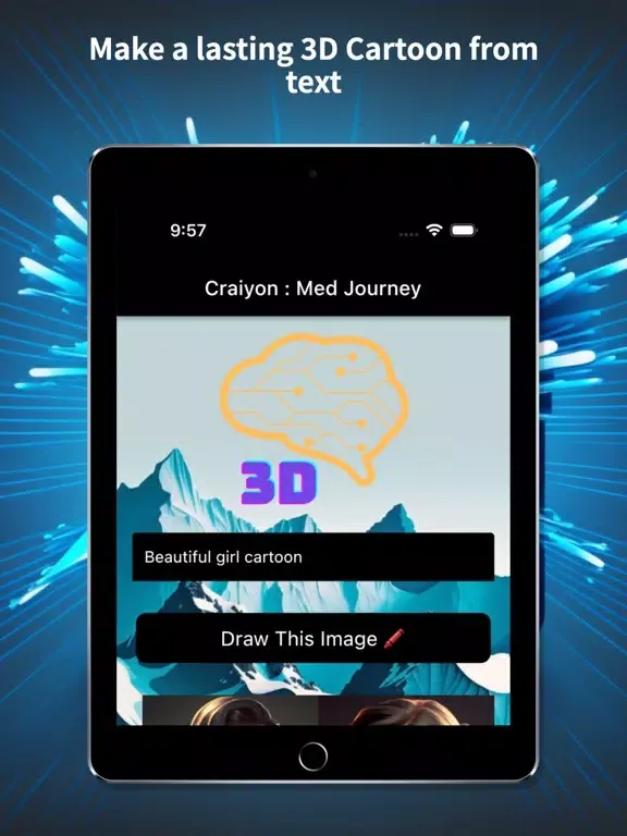 Tangkapan skrin AI Art Generator Firefly iPad 