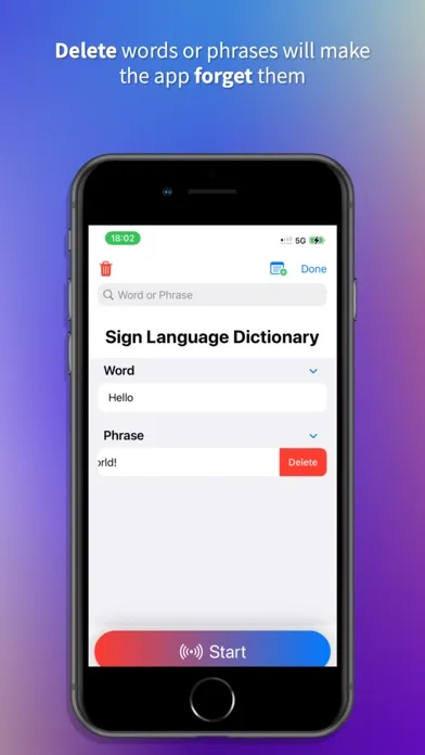 VocalSign স্ক্রিনশট