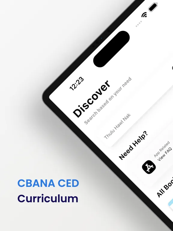 CBANA Curriculum iPad Screenshots