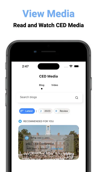 CBANA Curriculum Screenshots