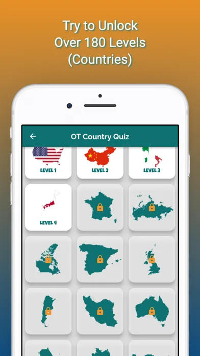 Capturas de pantalla de OT Country Quiz Pro