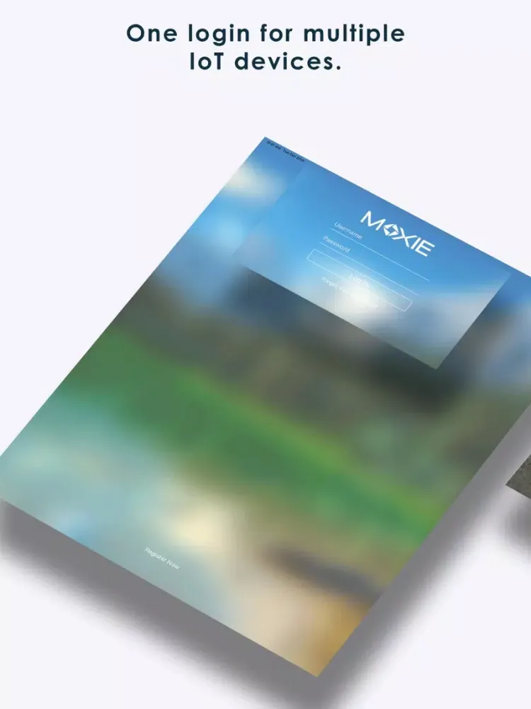 Zrzuty ekranu Moxie IoT iPad 