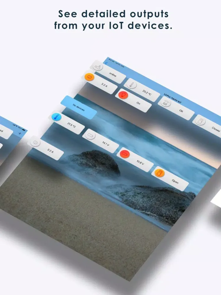 Zrzuty ekranu Moxie IoT iPad 