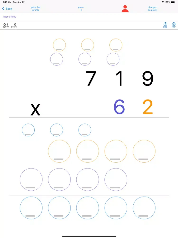 Captures d'écran de CE2 EXO Calcul iPad 
