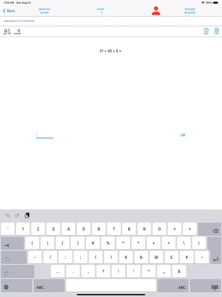 Captures d'écran de CE2 EXO Calcul iPad 