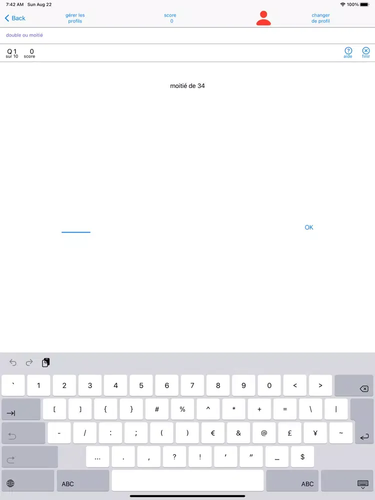 Captures d'écran de CE2 EXO Calcul iPad 
