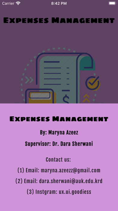 Expenses Management スクリーンショット