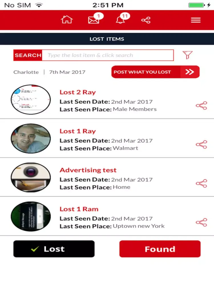 Capturas de pantalla de Find It - Lost and Found iPad 