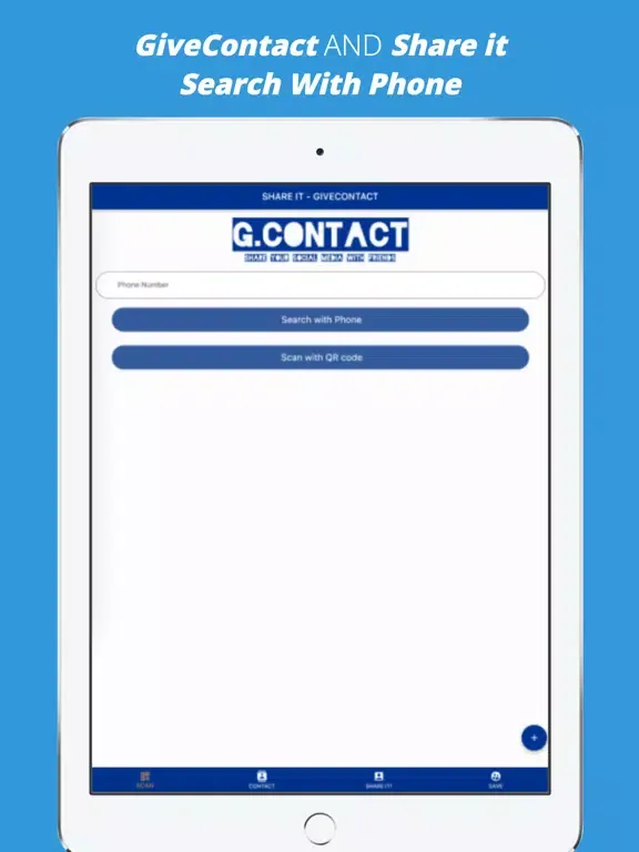 Find True Contact - GContact iPad  스크린샷