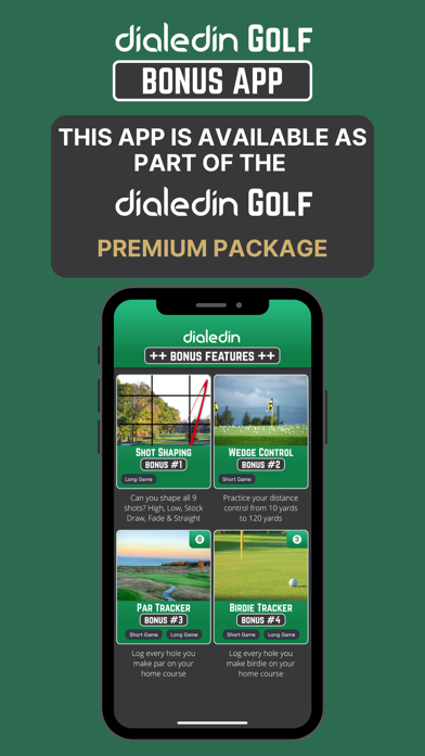 Скриншоты Dialedin: Bonus Golf App