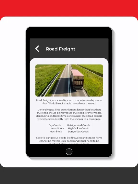 Screenshot di Hanfmann Logistics iPad 