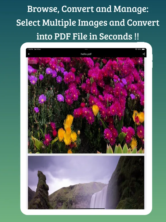 Image to PDF - PDF Converter+ iPad Screenshots