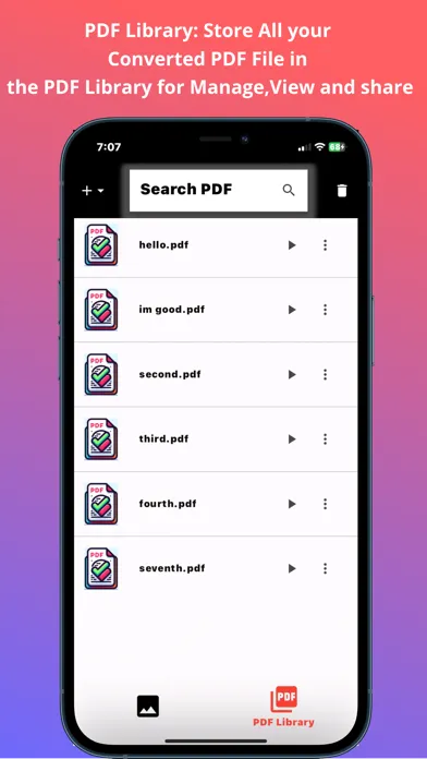 Image to PDF - PDF Converter+ Screenshots