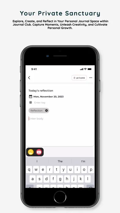 Screenshot di Odyssey AI Journal Sharing