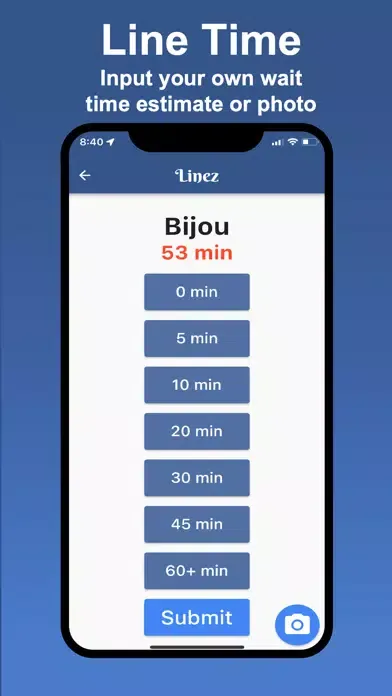 Capturas de tela do Linez App