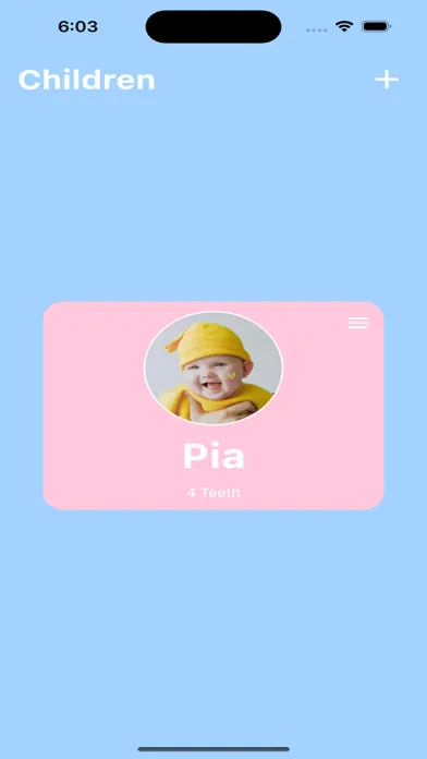 Captures d'écran de Baby teeth Diary