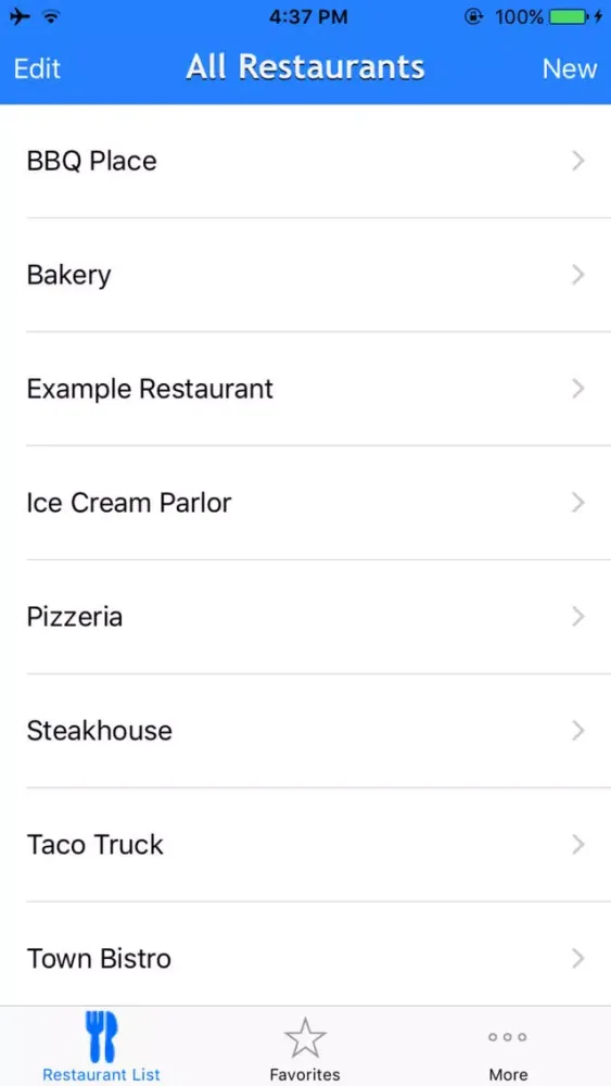 Capturas de pantalla de Dining Data