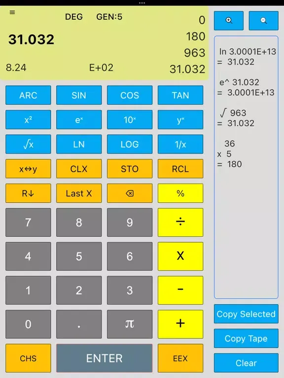 RPN Scientific iPad  Ekran Görüntüleri
