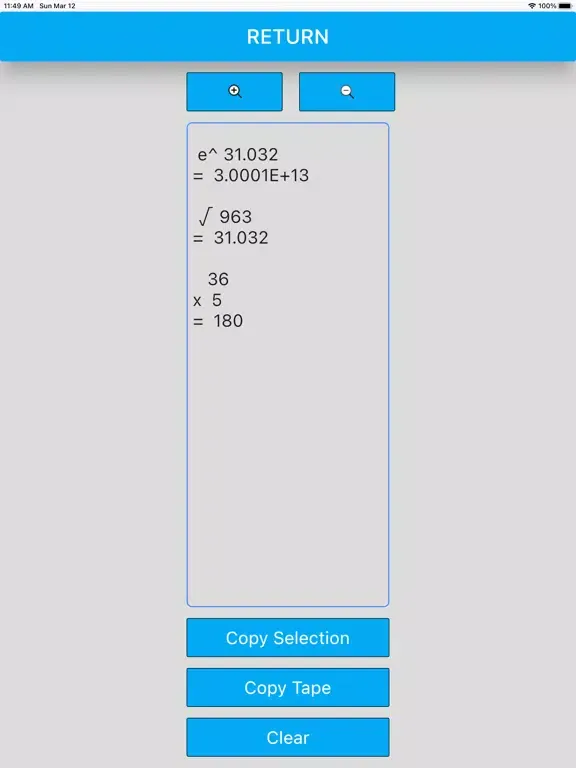 RPN Scientific iPad  Ekran Görüntüleri