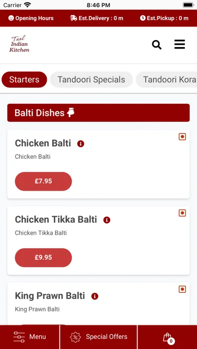 Taal Indian Kitchen स्क्रीनशॉट