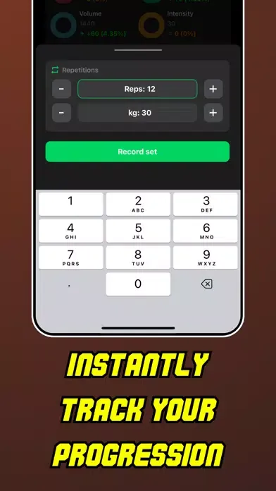 TrackFit: Progressive overload スクリーンショット