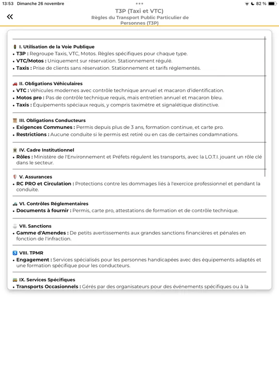 Examen VTC 2024 iPad 应用截图