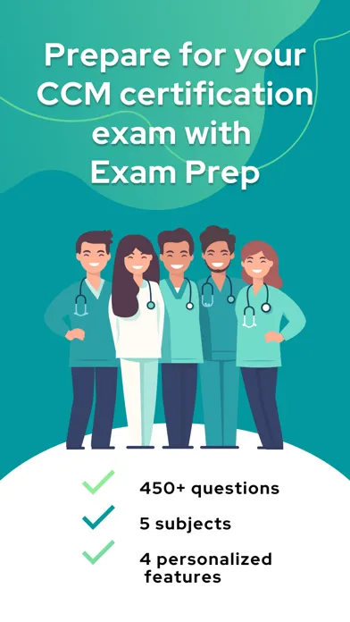 Capturas de pantalla de CCM Exam Practice Test Prep