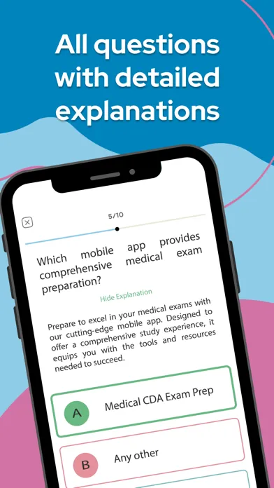 Zrzuty ekranu DANB CDA Test Prep Review 2024