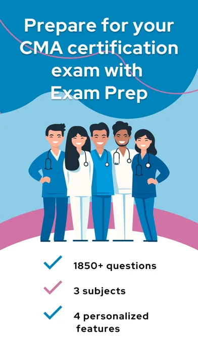 Ảnh chụp màn hình của AAMA CMA Test Practice 2024