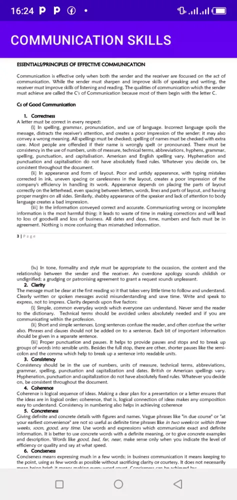 Communication Skills Notes应用截图