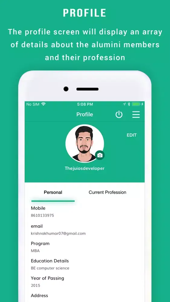 IIPM Alumni स्क्रीनशॉट