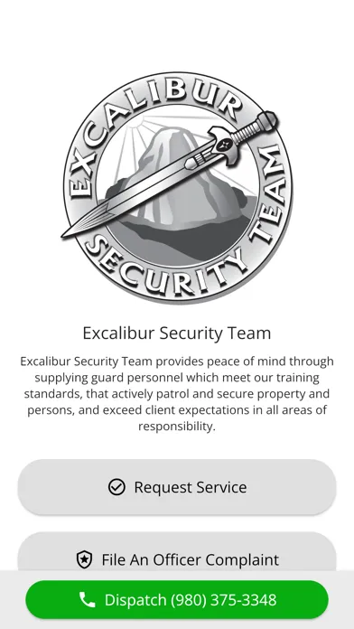 Ảnh chụp màn hình của Excalibur Security Team