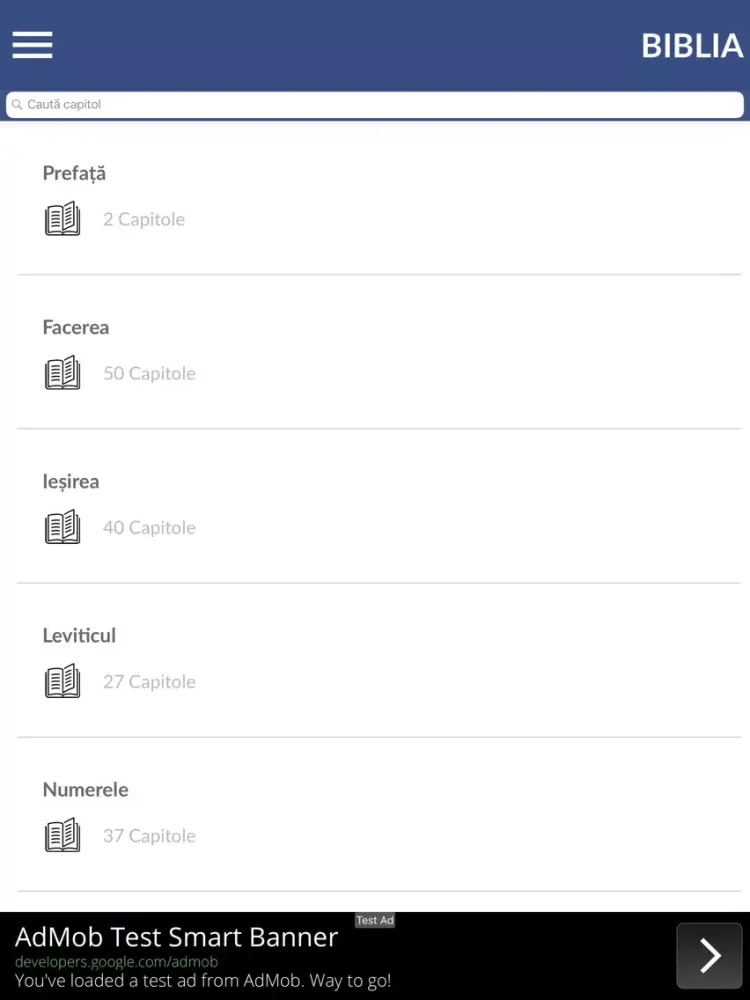 Biblia Ortodoxă iPad 应用截图