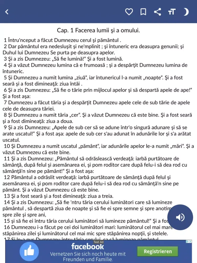 Biblia Ortodoxă iPad 应用截图