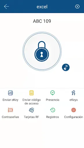 Tangkapan skrin Excel Digital Doorlock