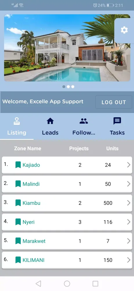Beulah Sales App Screenshots